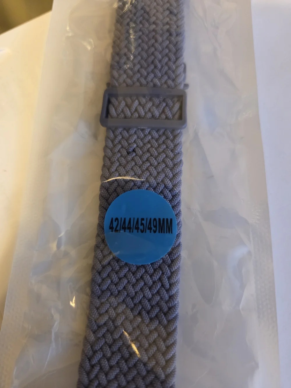 Apple Watch Nylon Braided Sport Watch Band - Gray 42mm, 44mm, 45mm, 49mm